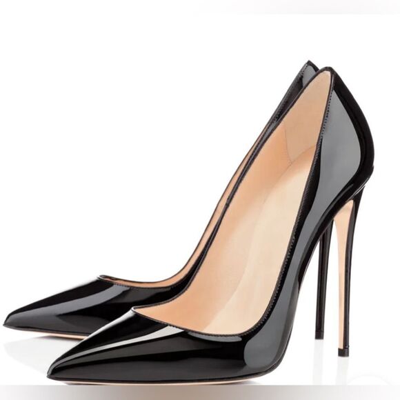 Elegant Black Stiletto Heels - Picture 1 of 5